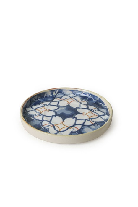 Hermia Juego de tazas de té de 12 piezas en azul marino, blanco y oro Hermia Juego de tazas de té de 12 piezas en azul marino, blanco y oro